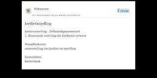 kredietinstellingen