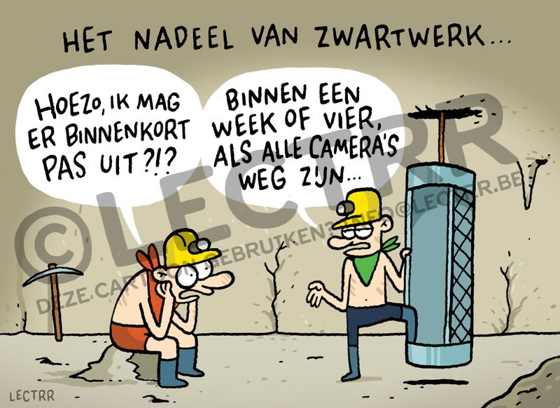 in het zwart bijverdienen