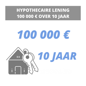 hypothecaire lening simulatie vergelijken