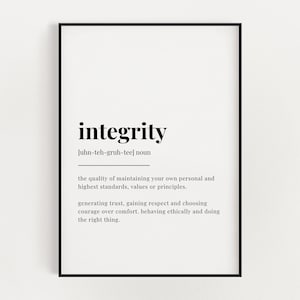 respect en integriteit